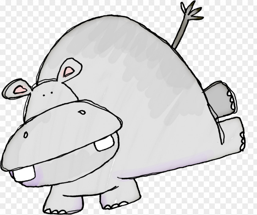 Hippo Drawing Hippopotamus Clip Art PNG