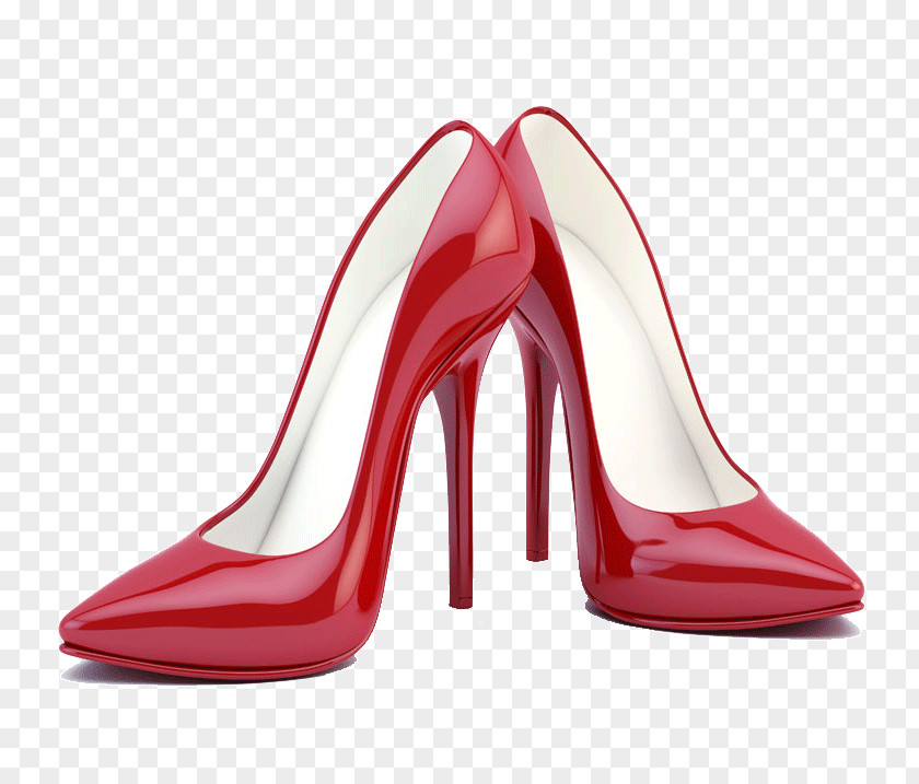 Red Shoes High-heeled Footwear Shoe Stiletto Heel Fashion PNG