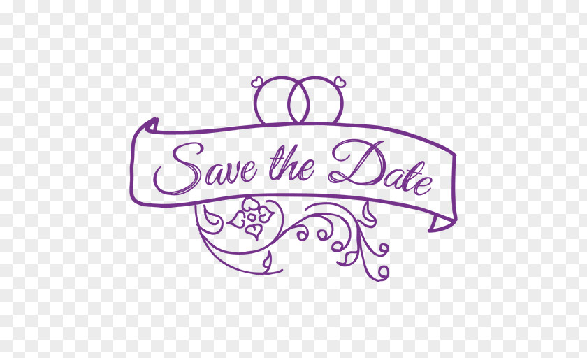 Save The Date Wedding Invitation Clip Art PNG