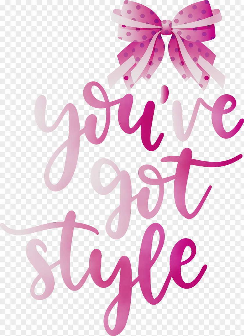 Calligraphy Logo Petal Violet Cuteness PNG