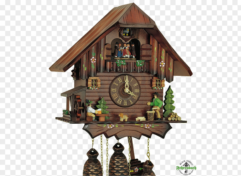 Clock Cuckoo Quartz Common Black Forest PNG