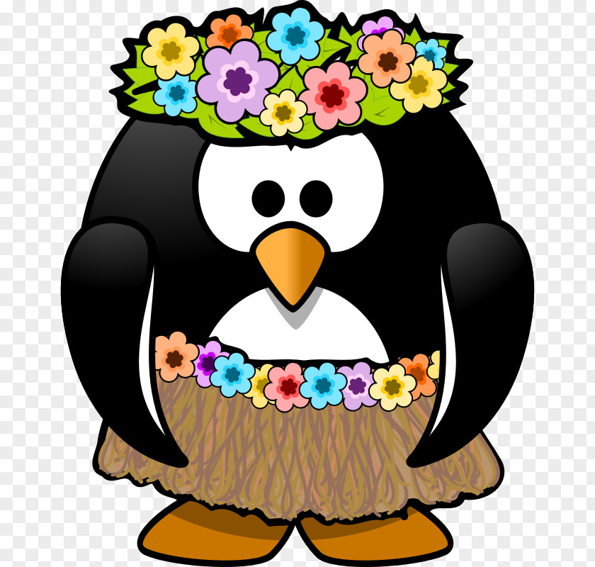 Hula Dancer Images Hawaiian Penguin Aloha Clip Art PNG