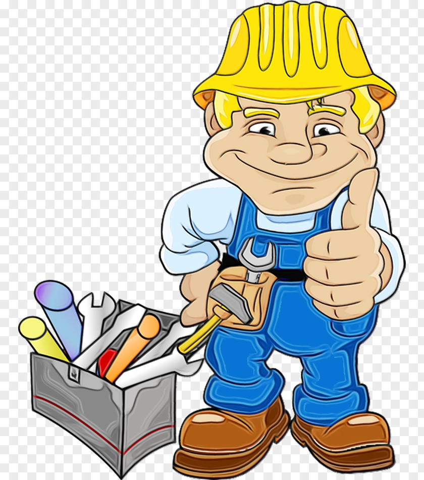 Play Pleased Cartoon Clip Art Construction Worker Finger Line PNG