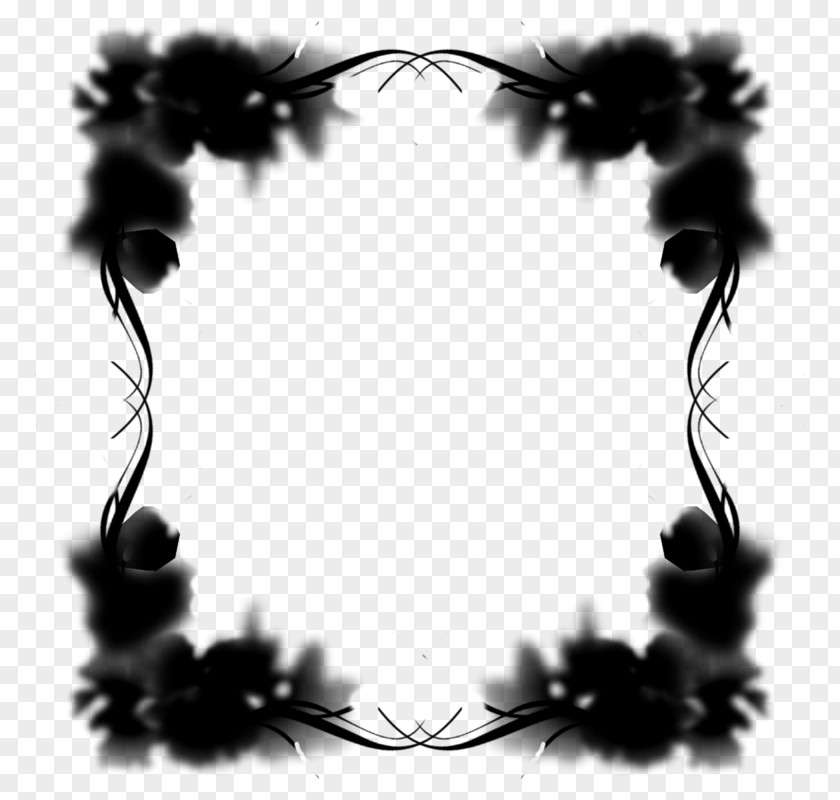 Blackandwhite Plant Picture Cartoon PNG