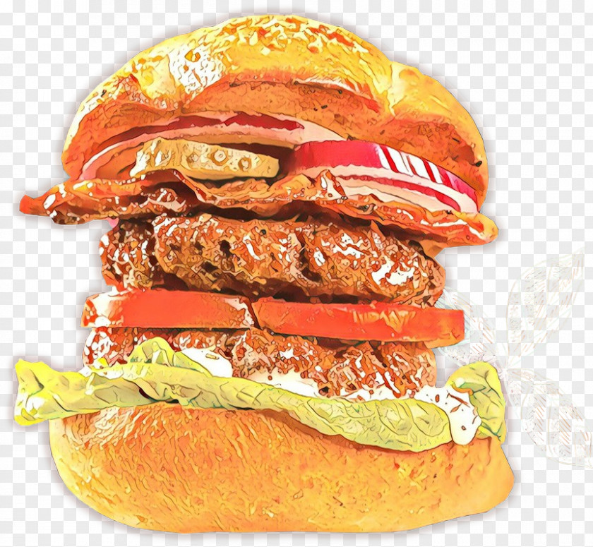 Bun Veggie Burger Food Fast Dish Junk Cuisine PNG