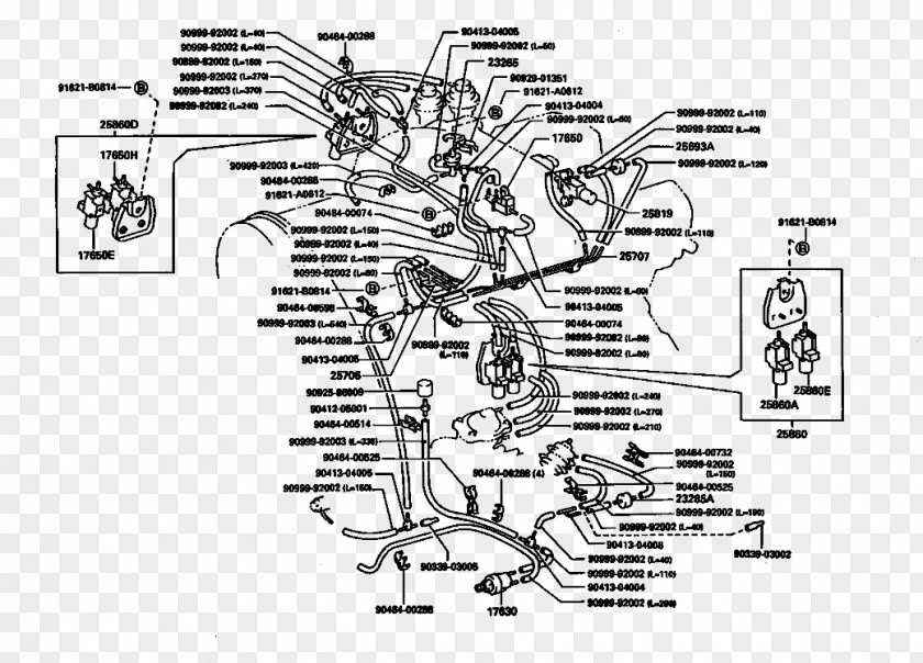 Car Toyota Land Cruiser Prado Injector HD Engine PNG