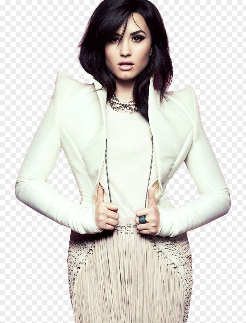 Demi Lovato Fashion Photo Shoot Magazine PNG