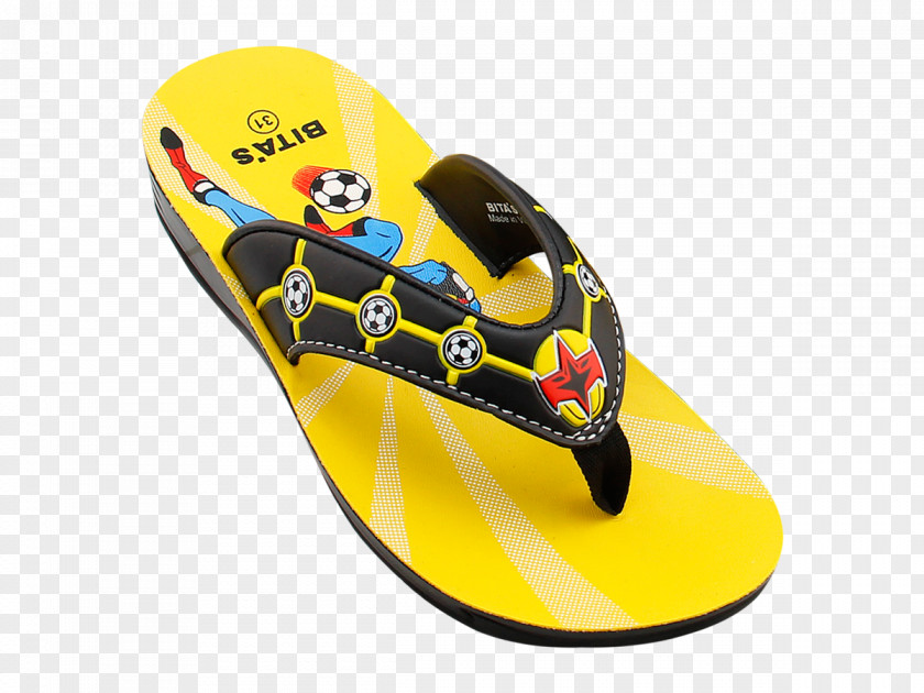 Họa Tiết Flip-flops Slipper Yellow Sandal Jeans PNG