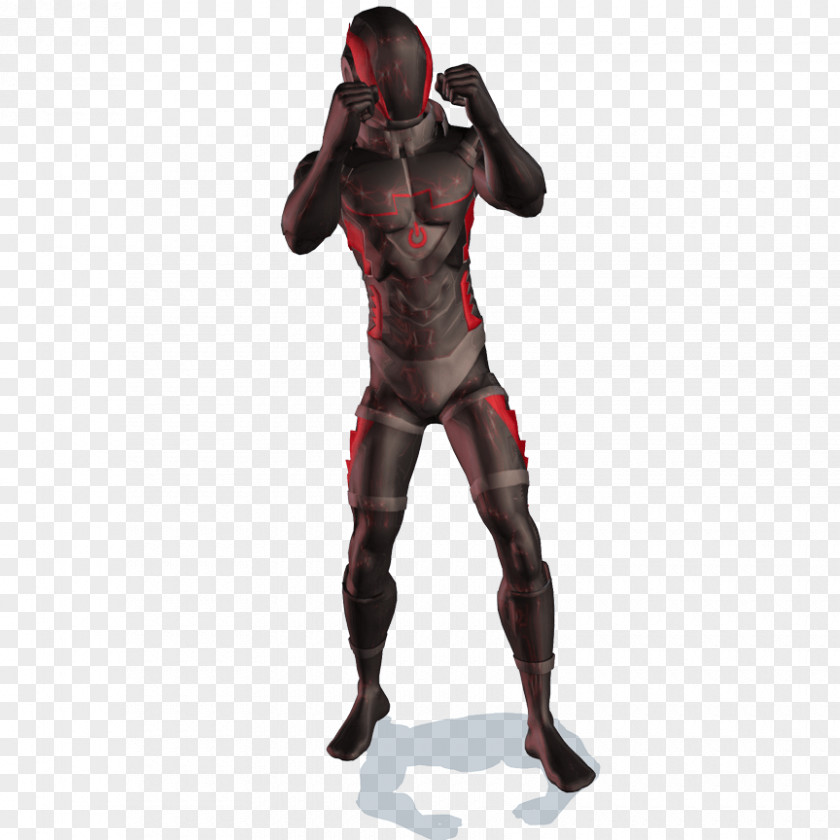 Knockout Punch Shoulder Figurine Character PNG