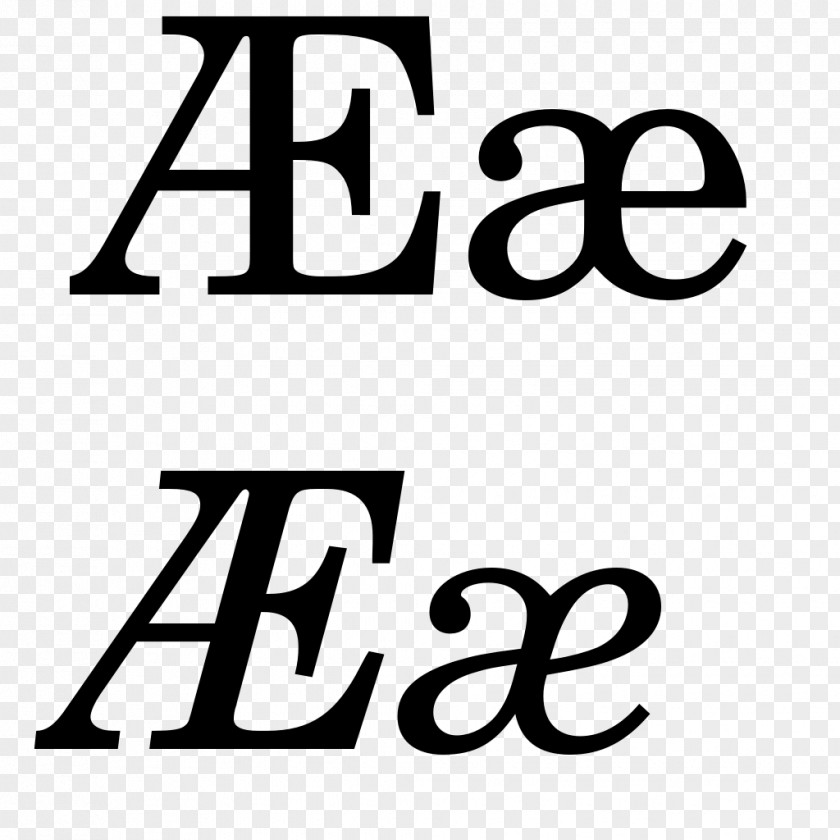 Æ Letter American Eagle Outfitters Typographic Ligature Wikipedia PNG