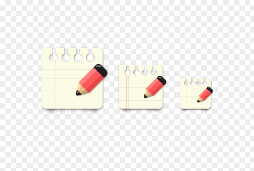 Pencil Notes Paper PNG