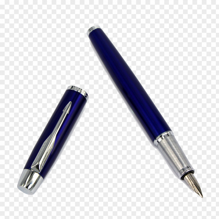 Blue Pen Ballpoint Fountain Parker Company PNG