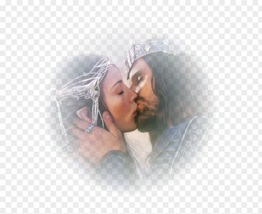 Couple Love The Tale Of Aragorn And Arwen Elrond Lord Rings PNG