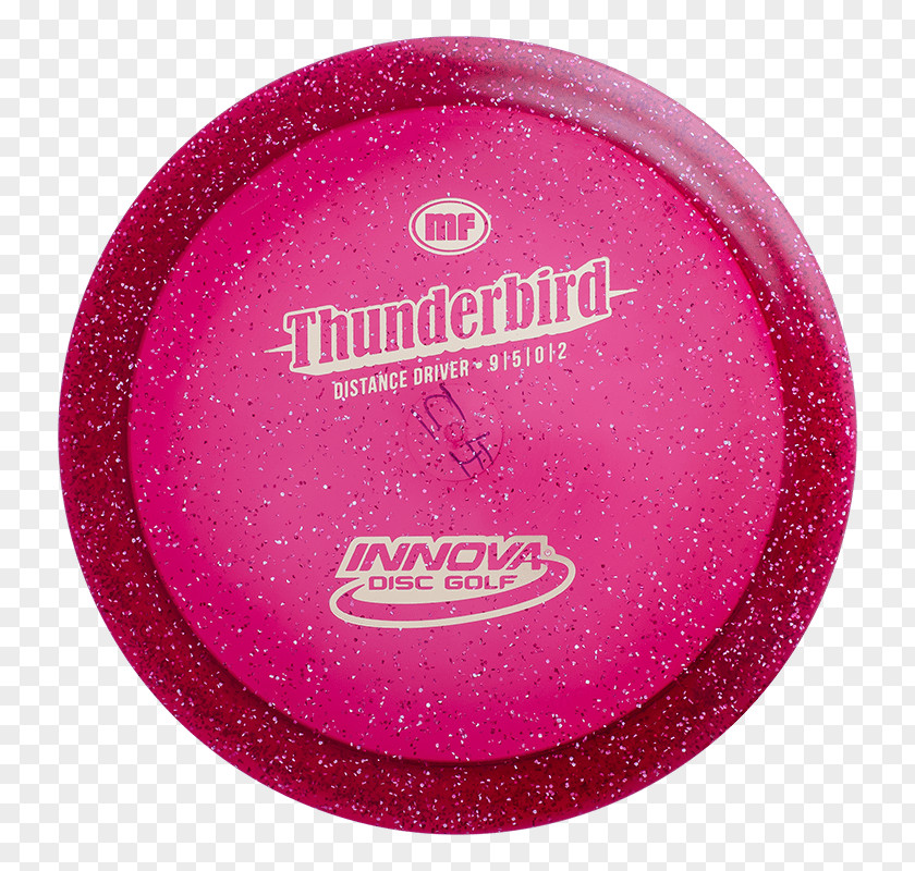 Disc Golf Product Magenta Color PNG