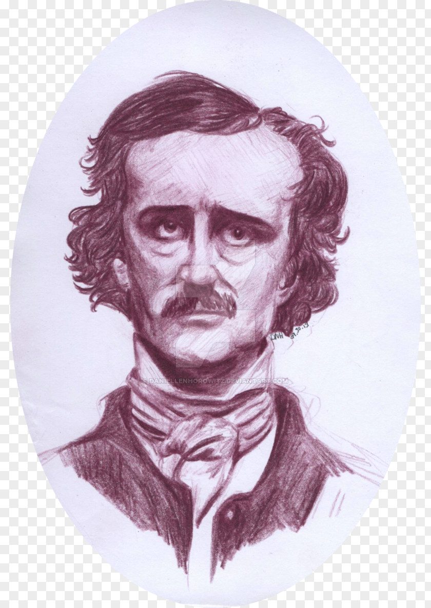 Edgar Allan Poe Nose Chin Forehead Jaw PNG