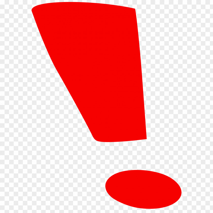 Exclamation Mark Red Area Font PNG
