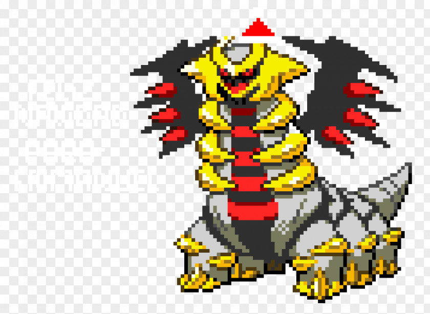 Pixel Art Pokemon Rayquaza Giratina Pokémon PNG