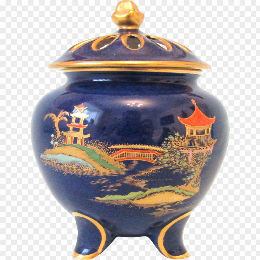Porcelain Pots Vase Ceramic Pottery Cobalt Blue Urn PNG