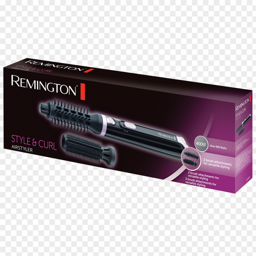 Remington Hot Air Brush AS404 Hair Iron AS1220 Amaze Smooth & Volume Airstyler Curl Black S6505 Pro Sleek Advanced Ceramic Straightener PNG