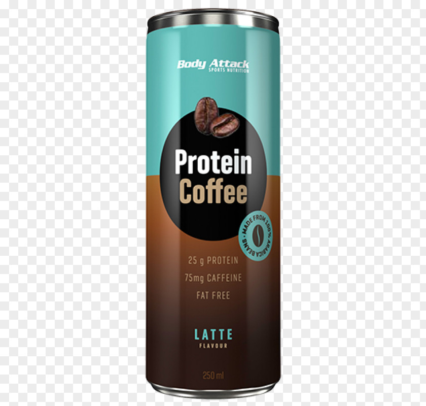 Coffee Latte BODY ATTACK PROTEIN COFFEE, 250ml Cafe Caffè PNG