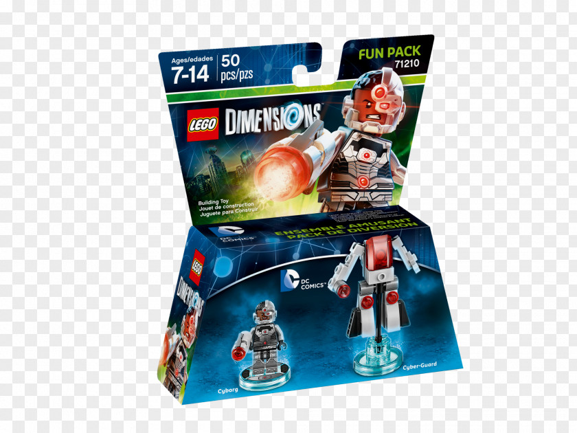 Cyborg Lego Dimensions Batman 2: DC Super Heroes Minifigure PNG