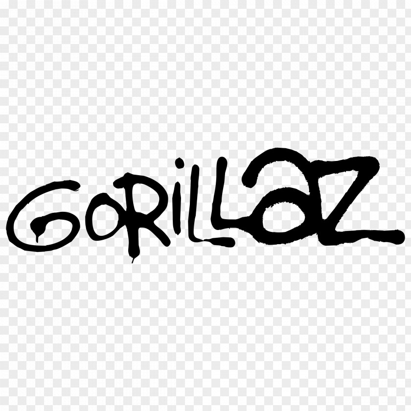 Gorrilla Gorillaz Logo Art Decal PNG