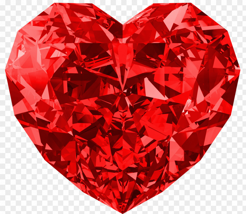 Heart Image, Free Download Red Diamonds Carat PNG