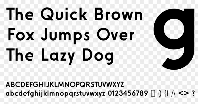 Quick Brown Fox Jumps Over The Lazy Dog Clearview Typeface Transport Highway Gothic Font PNG