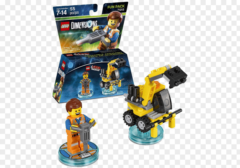 Emmet Lego Movie Dimensions LEGO City Undercover Wyldstyle PNG