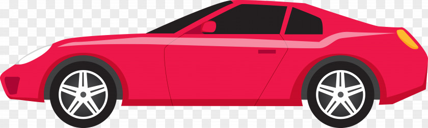 Red Vector Cartoon Sports Car Mazda6 Vehicle PNG