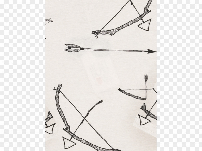 Watercolor Arrow Drawing Black And White Monochrome Sketch PNG