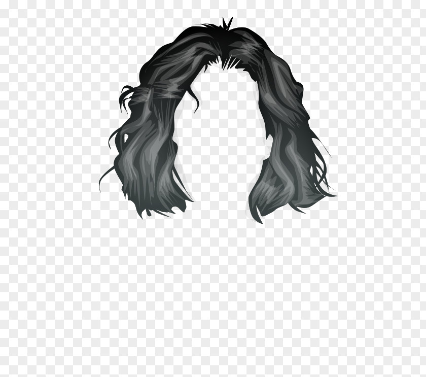 Hairstyles Drawing Peinados Stardoll Hairstyle Wig Black Hair PNG