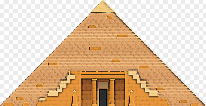 Roof Landmark Brick Building Pyramid PNG