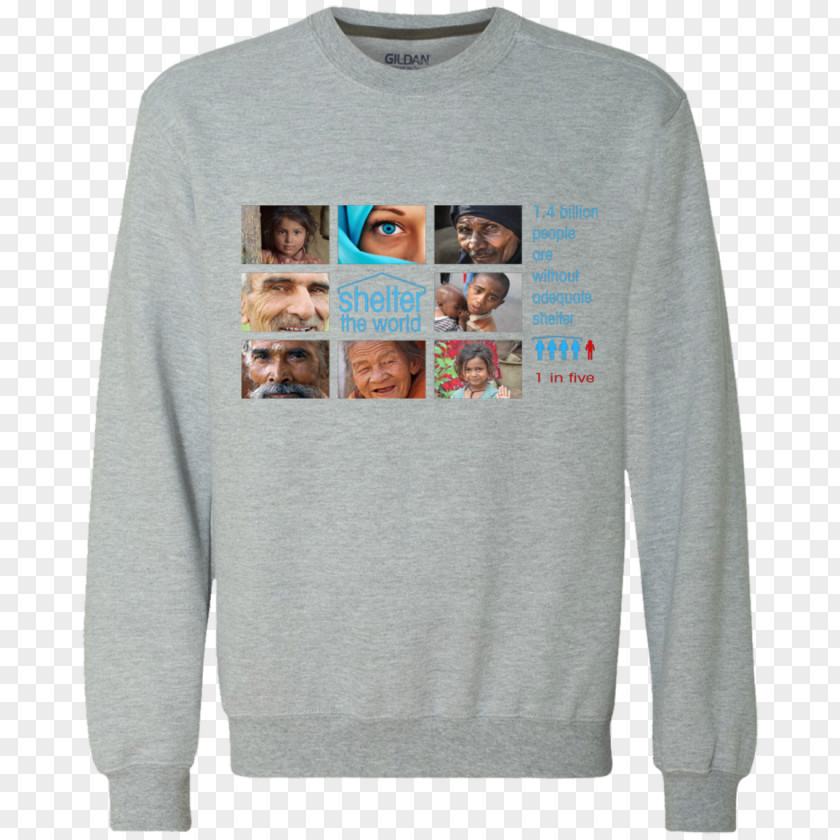 T-shirt Crew Neck Sweater Sleeve PNG
