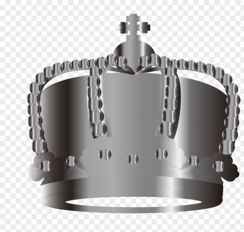 Vector Silver Crown PNG