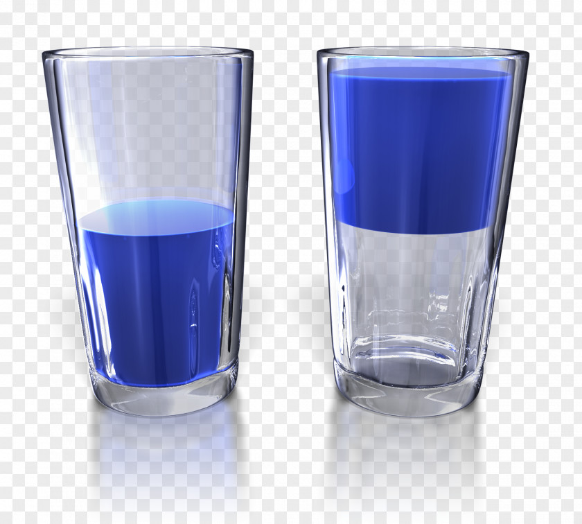 Water Glass Is The Half Empty Or Full? Point Of View Optimism World PNG
