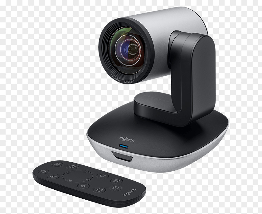 Webcam Pan–tilt–zoom Camera Logitech PTZ Pro 960-001021 Full HD 1920 X 1080 Pix Stand PNG