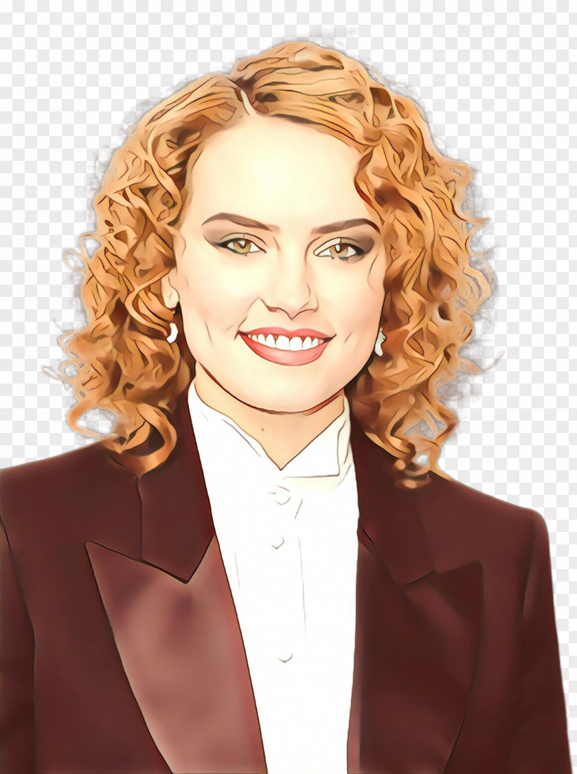 Businessperson Feathered Hair Cartoon PNG