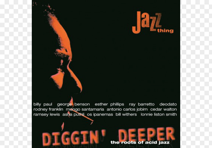 Compilation Album Diggin' Deeper, Vol. 1 The Roots Of Acid Jazz PNG