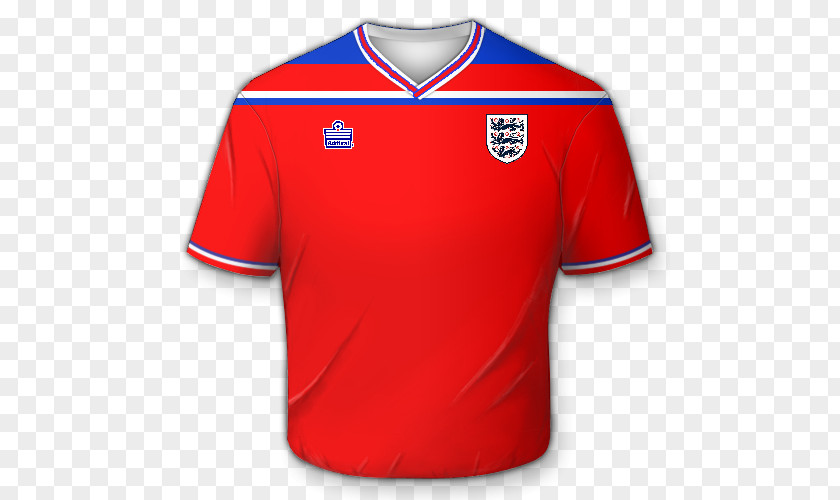 England Football Sports Fan Jersey T-shirt Throwback Uniform Kit Retro Style PNG
