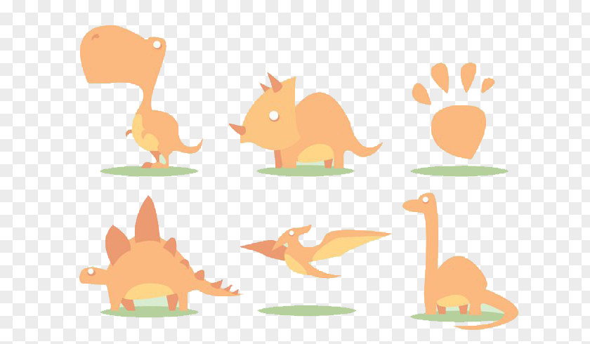 Flat Small Dinosaur Egg Euclidean Vector Cartoon PNG