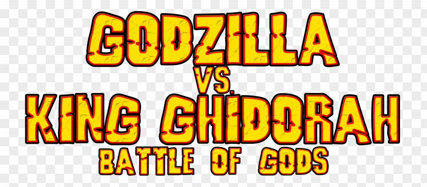 Godzilla King Ghidorah Logo Brand Font PNG