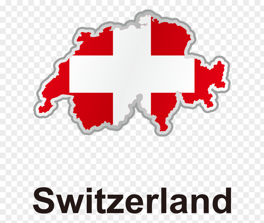 Vector Map Irregularities Flag Of Switzerland Illustration PNG