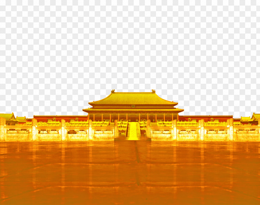 Golden Palace Museum Forbidden City Icon PNG