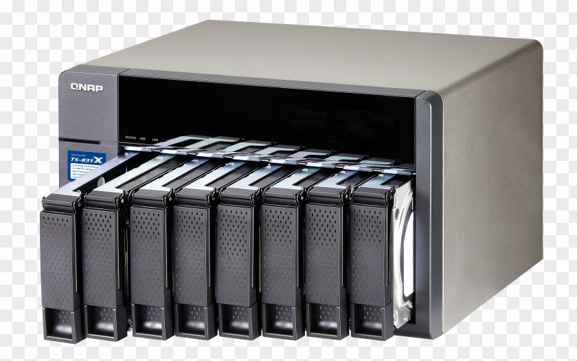 QNAP TS-831X Network Storage Systems 8 Bay Nas 4GB DDR4 TS-431X-2G TS-853A PNG