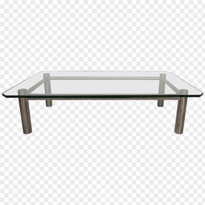 Table Coffee Tables Smoked Glass Stainless Steel PNG