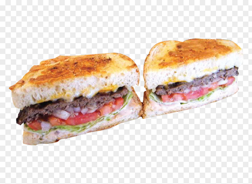 Breakfast Buffalo Burger Sandwich Fast Food Alea Cafe PNG