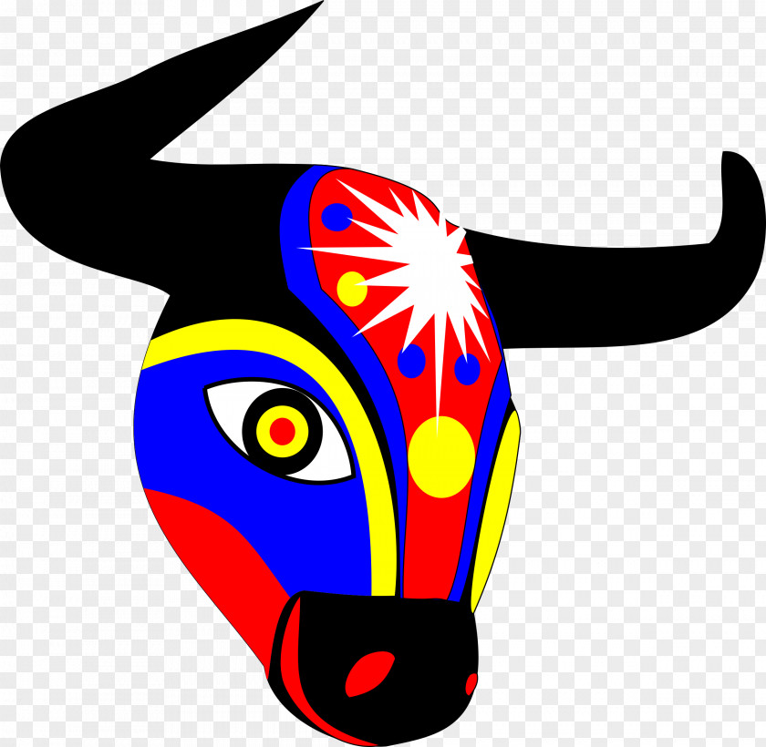 Bull Barranquilla's Carnival Mask Handicraft PNG