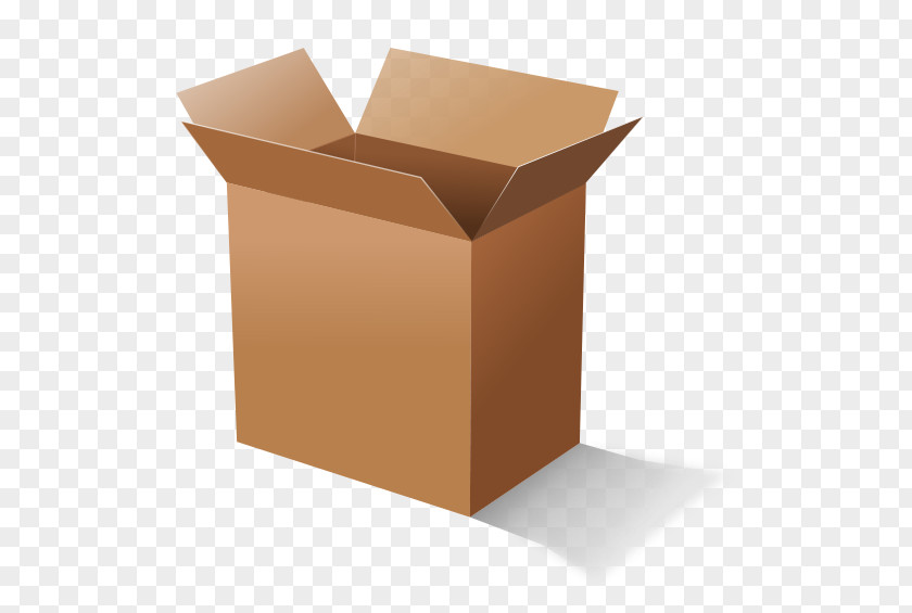 Cardboard Freight Transport Paper Box Delivery PNG