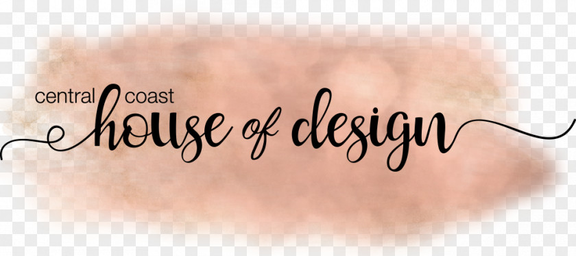 Gold BOARD Logo Handwriting Brand Central Coast House Of Design Font PNG